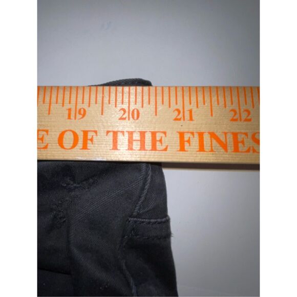 Smoke‎ Rise Jeans Mens Size 42 x 32 Denim Black Distressed Moto Grunge Straight - Picture 7 of 9